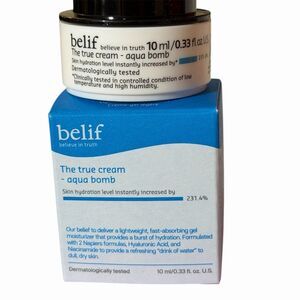 belif The True Cream Aqua Bomb Face Moisturizer Travel Size 10ml
